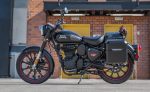 15L - Outlaw Quick Mount Medium Royal Enfield Classic 350 Matte Hard Solo Saddlebag (Left Only) - Image 2