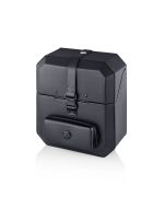 15L - Outlaw Quick Mount Medium Hard Solo Saddlebag (Left Only) for Harley Softail Fat Boy Lo FLSTFB