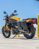 15L - Outlaw Quick Mount Medium Kawasaki Eliminator 450 Hard Solo Saddlebag (Left Only) - Image 3