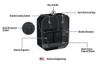 15L - Outlaw Quick Mount Medium Indian Scout Bobber Hard Solo Saddlebag - Image 17
