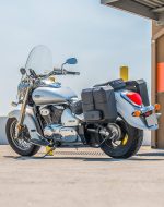 15L - Outlaw Quick Mount Medium Suzuki Boulevard C50 VL800 Hard Solo Saddlebag (Left Only) - Image 3