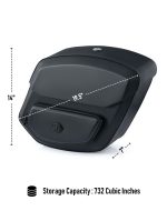 12L - Ironclad Quick Mount Medium 2024+ Honda Shadow Phantom 750 Hard Solo Saddlebag (Right Only) - Image 3