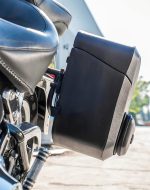 12L - Ironclad Quick Mount Medium Hard Solo Saddlebag (Left Only) for Heritage Classic FLSTC/I - Image 6
