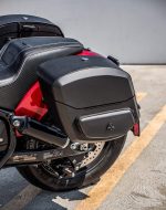 12L - Ironclad Quick Mount Medium Indian Chief Hard Solo Saddlebag (Left Only) - Image 4