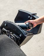 12L - Ironclad Quick Mount Medium Royal Enfield Super Meteor 650 Hard Solo Saddlebag (Left Only) - Image 6