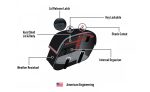 32L - Baelor Large Hard Mount Shock Cutout Saddlebags for Harley Sportster 1200 Roadster XL1200CX - Image 7