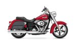 32L - Pantheon Large Hard Mount Shock Cutout Saddlebags for Harley Dyna Switchback FLD - Image 2