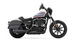 32L - Pantheon Large Hard Mount Shock Cutout Saddlebags for Harley Sportster 1200 Iron XL1200NS - Image 2