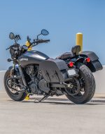 28L - Baelor Medium Quick Mount Indian Scout Bobber Motorcycle Saddlebags - Image 3