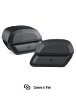 28L - Pantheon Medium Hard Mount Leather Saddlebags for Harley Softail Night Train FXSTB/I - Image 3