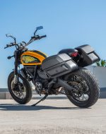 28L - Pantheon Medium Quick Mount Ducati Scrambler (2014-17) Motorcycle Saddlebags - Image 3