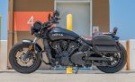 28L - Pantheon Medium Quick Mount Indian Scout Bobber Motorcycle Saddlebags - Image 2