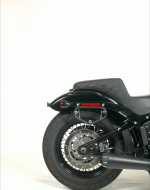 28L - Pantheon Medium Quick Mount Indian Scout Bobber Motorcycle Saddlebags - Image 8