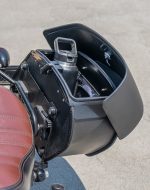 28L - Panzer Medium Quick Mount Indian Scout Bobber Leather Saddlebags - Image 6