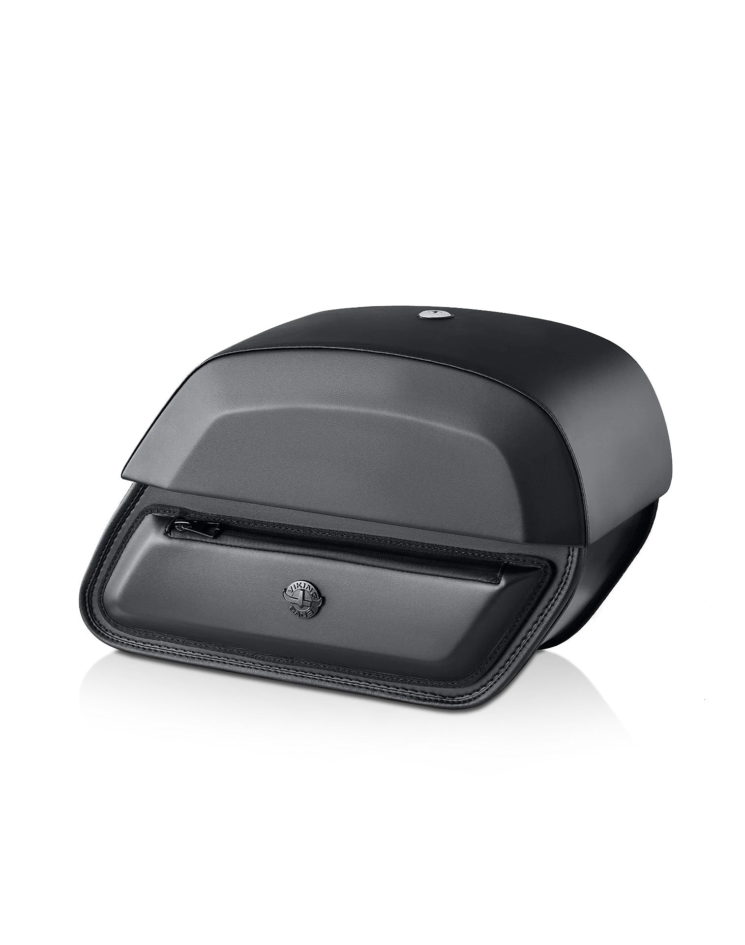viking-28-liters-wraith-medium-indian-springfield-motorcycle-leather-saddle-bags-454 28L - Pantheon Medium Hard Mount Indian Springfield Leather Motorcycle Saddlebags - Image 1