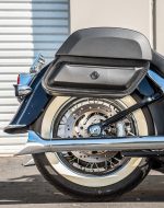 28L - Pantheon Medium Hard Mount Leather Saddlebags for Harley Softail Deluxe FLSTN/I - Image 4