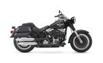 28L - Pantheon Medium Hard Mount Leather Saddlebags for Harley Softail Fat Boy Lo FLSTFB - Image 2