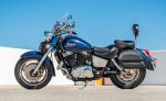 28L - Pantheon Medium Hard Mount Honda Shadow 1100 Sabre Leather Saddlebags - Image 2