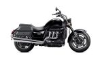 28L - Pantheon Medium Hard Mount Triumph Rocket III Classic Leather Motorcycle Saddlebags - Image 2