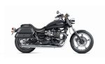 28L - Pantheon Medium Hard Mount Triumph Speedmaster (2003-17) Leather Motorcycle Saddlebags - Image 2