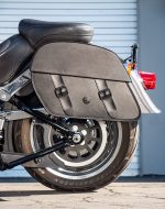 28L - Baelor Medium Quick Mount Saddlebags for Heritage Classic FLSTC/I - Image 5