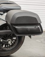 28L - Pantheon Medium Quick Mount Indian Scout Motorcycle Saddlebags - Image 4