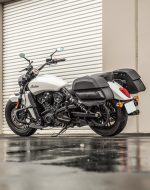 28L - Pantheon Medium Quick Mount Indian Scout Sixty Motorcycle Saddlebags - Image 3