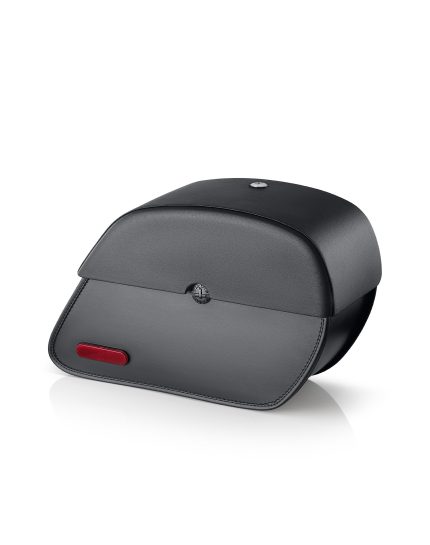28L - Panzer Medium Quick Mount Harley Softail Breakout FXBR/S Leather Saddlebags