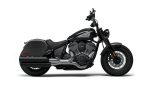 28L - Panzer Medium Quick Mount Indian Chief Bobber Motorcycle Saddlebags - Image 2