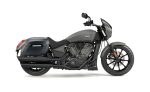 36L - Lamellar Raven XL Shock Cutout Victory Octane Matte Hard Saddlebags - Image 2