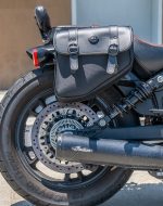 6L - Pony Indian Scout Bobber Twenty Leather Motorcycle Solo Bag (Right Only) - Image 4