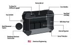 45L - Apex XL BMW R 1300 GS Aluminum Side Cases Silver - Image 13