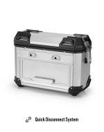 45L - Apex XL BMW R 1300 GS Aluminum Side Cases Silver - Image 7