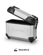 45L - Apex XL BMW R 1300 GS Aluminum Side Cases Silver - Image 8