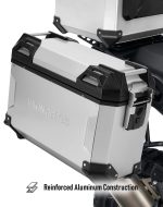 45L - Apex XL BMW R 1300 GS Aluminum Side Cases Silver - Image 6