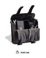 2L - Armor Plain Hyosung Leather Motorcycle Fork Bag - Image 6