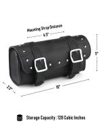2L - Armor Studded Leather Motorcycle Fork Bag for Harley Davidson - Image 3