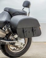 28L - Baelor Medium Hard Mount Honda VTX 1800 C Motorcycle Saddlebags - Image 5