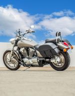 28L - Baelor Medium Hard Mount Honda VTX 1800 N Motorcycle Saddlebags - Image 3