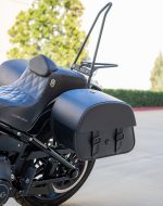 28L - Baelor Medium Hard Mount Saddlebags for Harley Softail Street Bob FXBB - Image 4