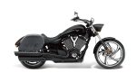 28L - Baelor Medium Hard Mount Victory 8 Ball Motorcycle Saddlebags - Image 2