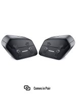 42L - Baldur Extra Large Leather Wrapped Hard Saddlebags for Harley Softail Slim FLSL - Image 3