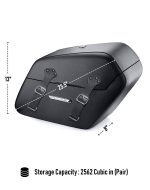 42L - Baldur Extra Large Leather Wrapped Motorcycle Hard Saddlebags for Harley Softail Low Rider S FXLRS - Image 4