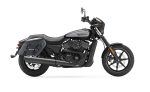 38L - Baldur XL Shock Cutout Harley Street 750 Leather Wrapped Hard Saddlebags - Image 2