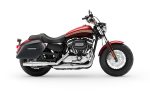 38L - Baldur XL Shock Cut-Out Indian Scout Bobber Matte Hard Saddlebags - Image 2