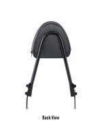 Viking Battle Axe Honda Rebel 300 Sissy Bar With Backrest Matte Black - Image 5