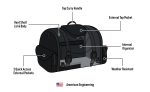 28L - Century Large Leather Motorcycle Roll Bag - Image 9