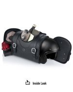 28L - Century Large Leather Motorcycle Tail Bag - Image 6