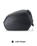 42L - Challenger XL Hyosung Leather Wrapped Hard Motorcycle Trunk - Image 8