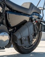 3L - Crafted Harley Sportster Specific Motorcycle Swing Arm Bag - Image 5
